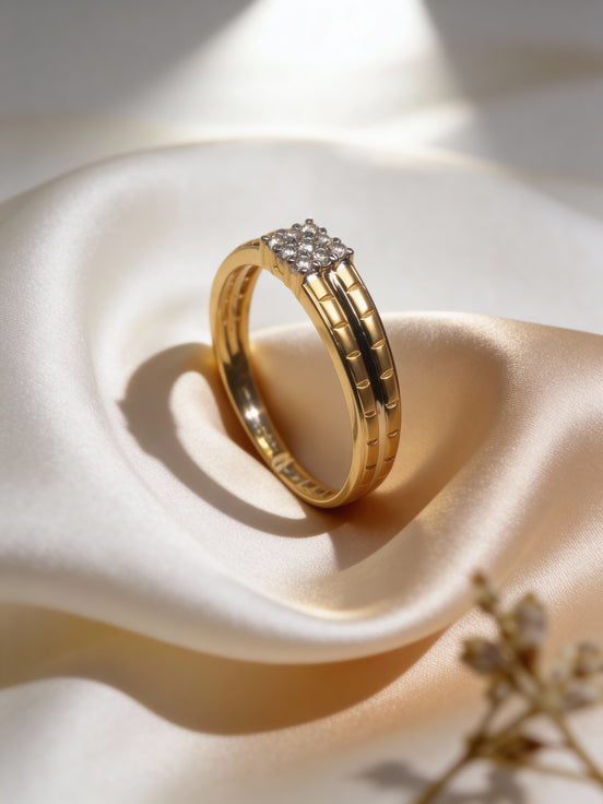 Bella Heritage Block Diamond Ring