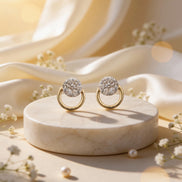 Bella Orbit Diamond Earrings