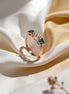 Bella Emerald Trio Ring