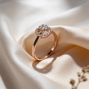 Bella Halo Charm Ring