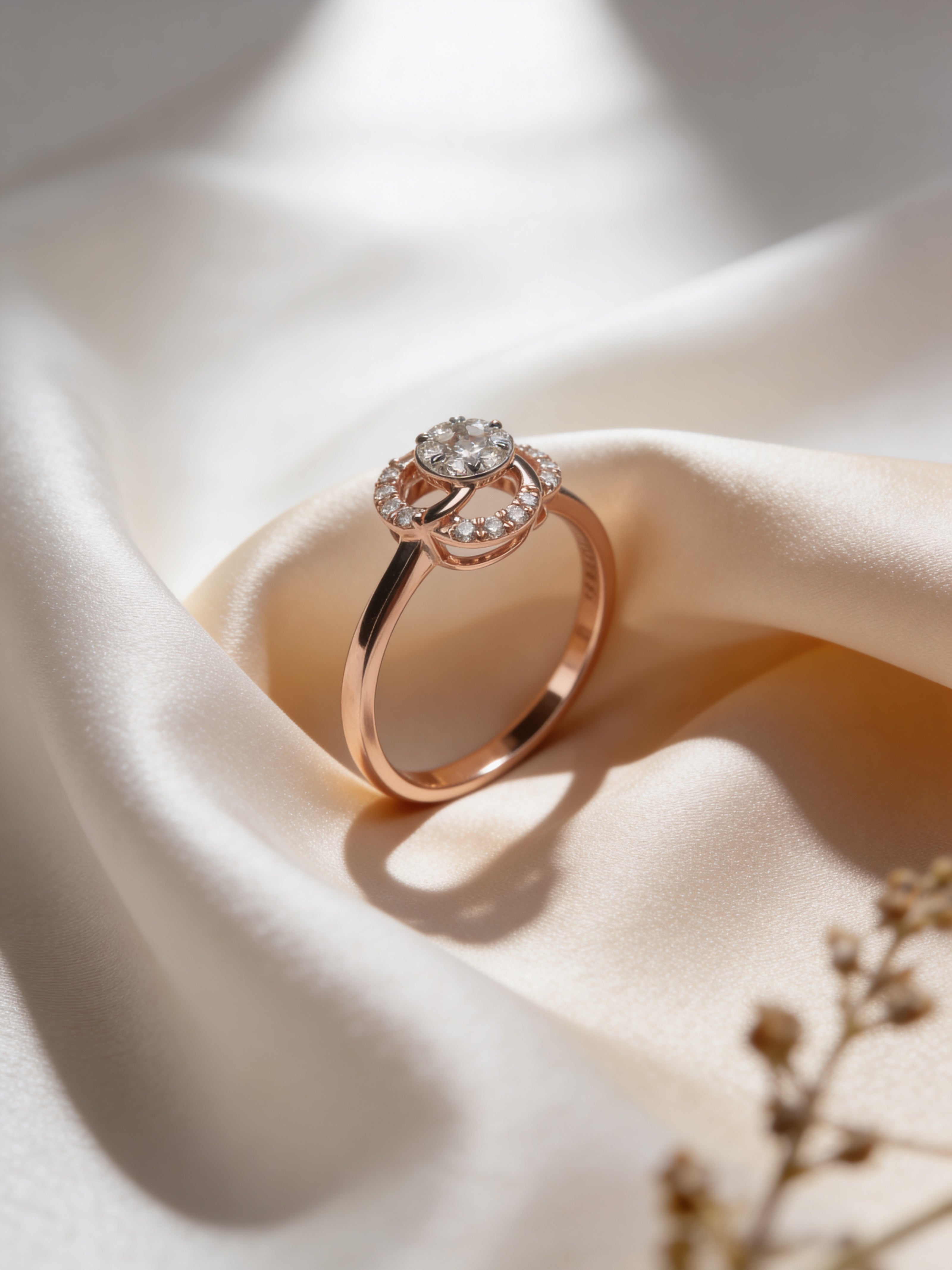 Bella Halo Charm Ring