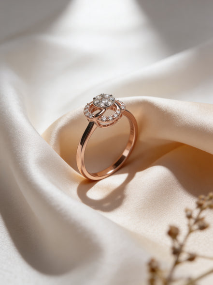 Bella Halo Charm Ring