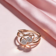 Bella Twin Flame Diamond Ring