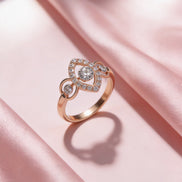 Bella Celeste Drop Diamond Ring
