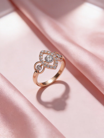 Bella Celeste Drop Diamond Ring