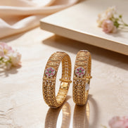 Pushp Motif Designer Kada Set