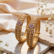 Pushp Motif Designer Kada Set