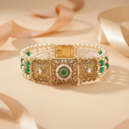 Vriksha Chowk Gold Bracelet