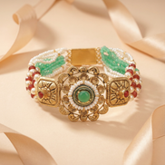 Pushkara Mandala Gold Bracelet