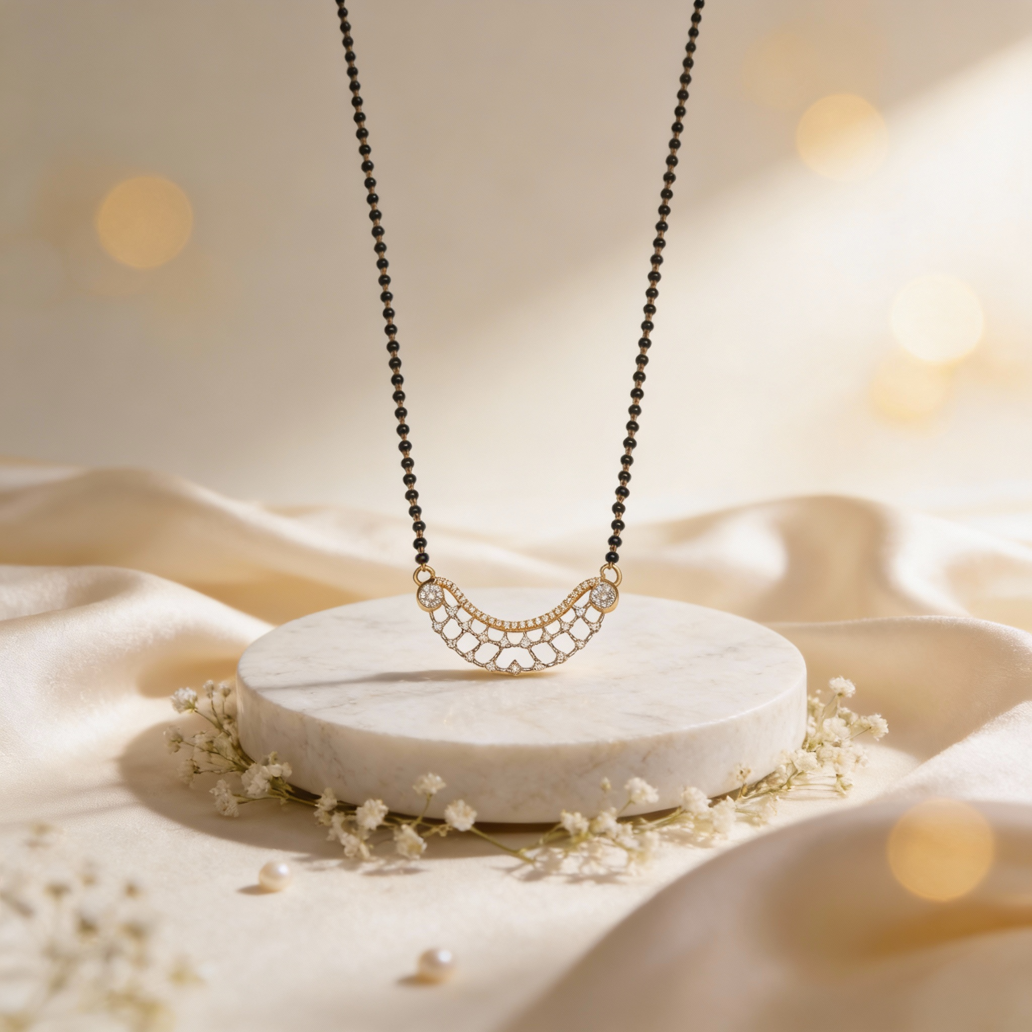 Bella Noorjaal Grace Diamond Mangalsutra