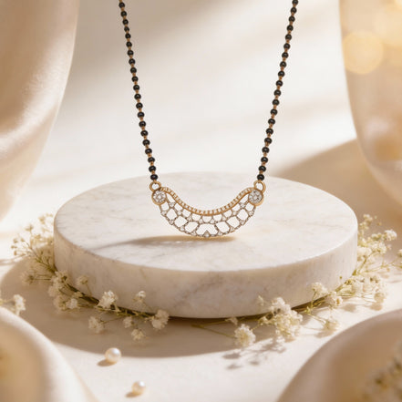 Bella Noorjaal Grace Diamond Mangalsutra