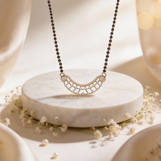 Bella Noorjaal Grace Diamond Mangalsutra