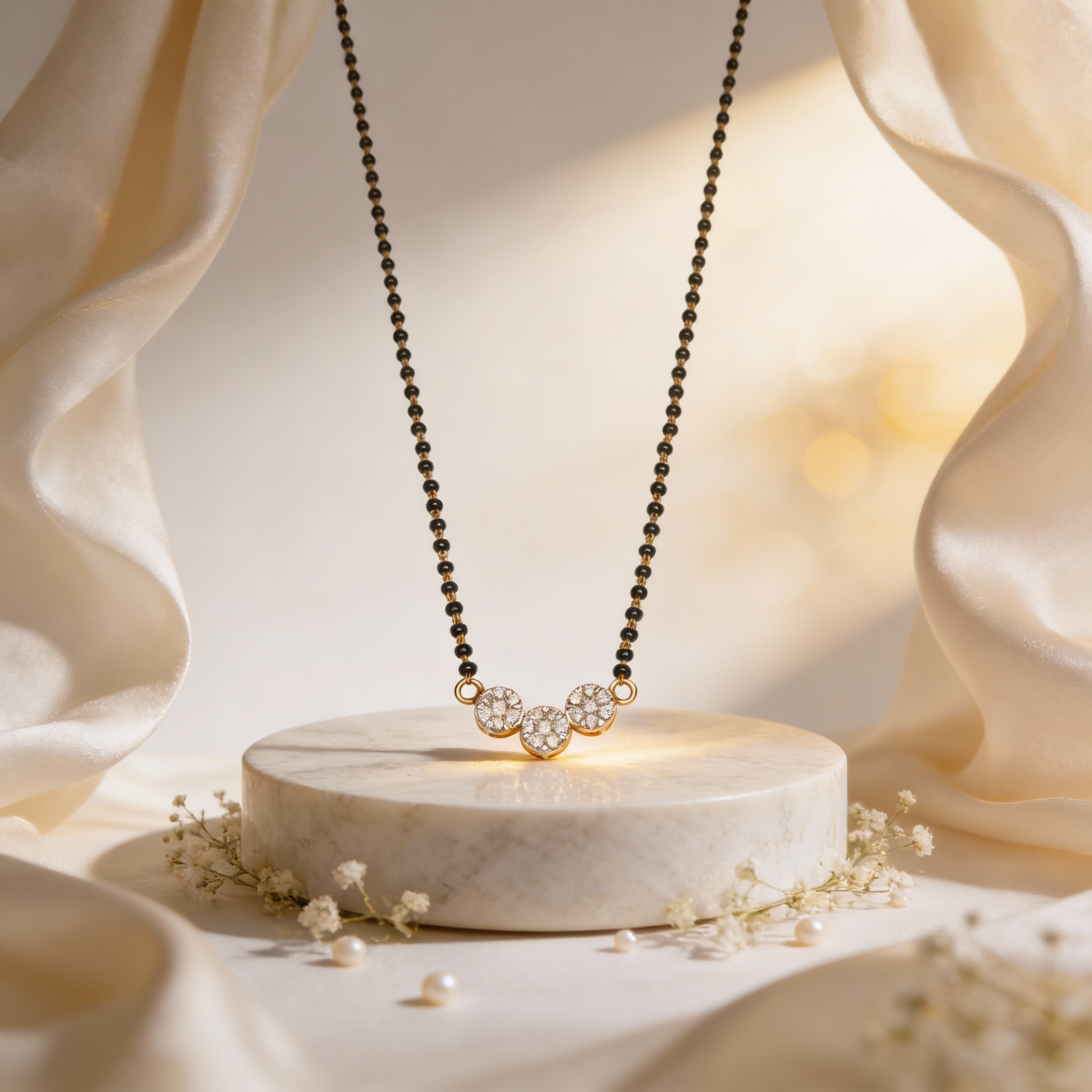 Bella Trivya Glow Diamond Mangalsutra