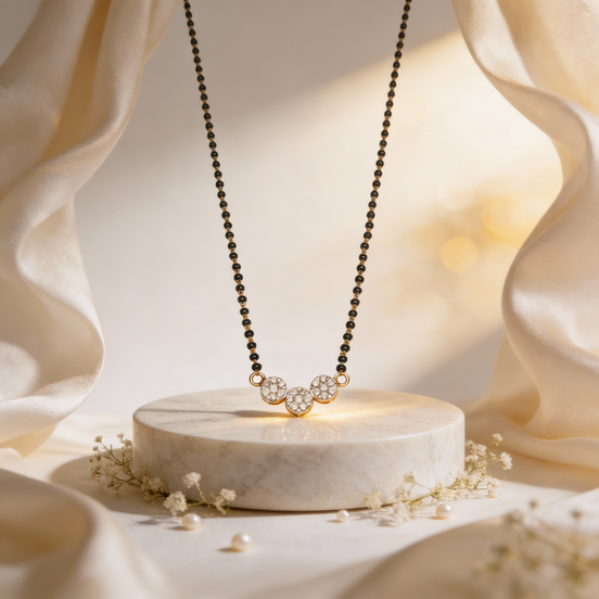 Bella Trivya Glow Diamond Mangalsutra
