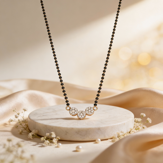 Bella Trivya Glow Diamond Mangalsutra